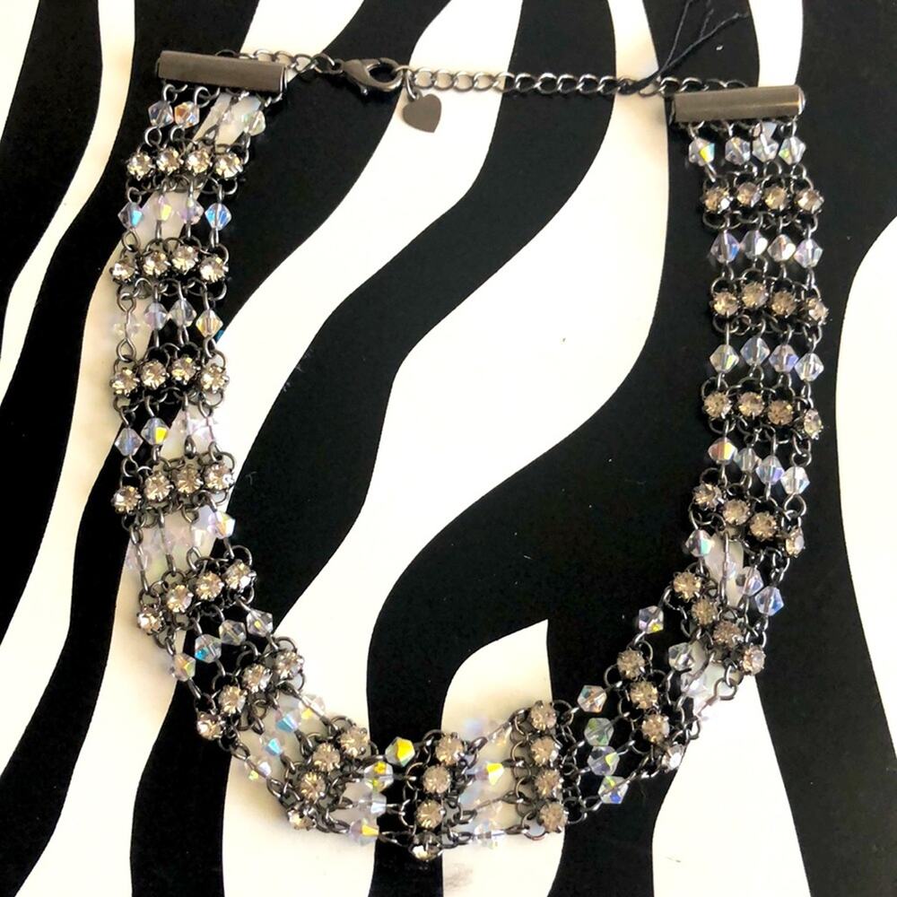 3 for $30 Faceted Crystal Bead Statement Necklace